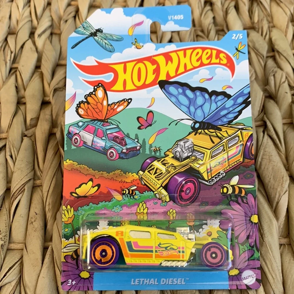 Lethal Diesel Hot Wheels Rod Car HotWheels Yellow HotRod Spring Easter 2025 🆕